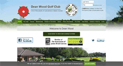 Desktop Screenshot of deanwood.intelligentgolf.co.uk