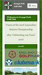 Mobile Screenshot of grangepark.intelligentgolf.co.uk