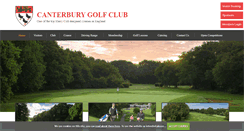 Desktop Screenshot of canterbury.intelligentgolf.co.uk