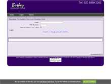 Tablet Screenshot of bushey.intelligentgolf.co.uk