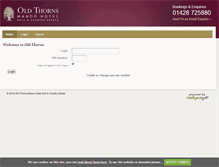 Tablet Screenshot of oldthorns.intelligentgolf.co.uk