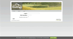 Desktop Screenshot of dainton.intelligentgolf.co.uk