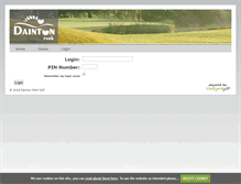 Tablet Screenshot of dainton.intelligentgolf.co.uk